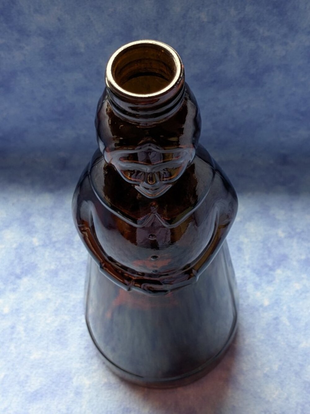 Vintage Mrs. Butterworth's Syrup Amber Glass Bottle 24 fl oz ~ No label - Picture 6 of 6